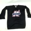 Reebok ECHL - Used Athletic Knit Goalie Practice Jersey - Kalamazoo Wings (Black) -Hockey Stick Man 20230607 171007