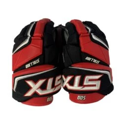 STX Stallion 500 Ice Hockey Gloves -Hockey Stick Man 500 black.red