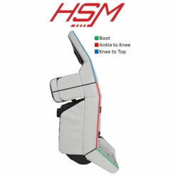 CCM AXIS - Used Pro Stock Goalie Pads (White) -Hockey Stick Man GoaliePadSizing 5ecc25fa c554 4134 b535 b96d947dee18