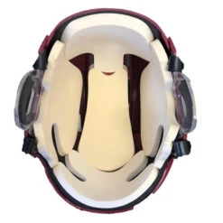 Bauer 4500 - Pro Stock Senior Hockey Helmet - Burgundy -Hockey Stick Man Inside