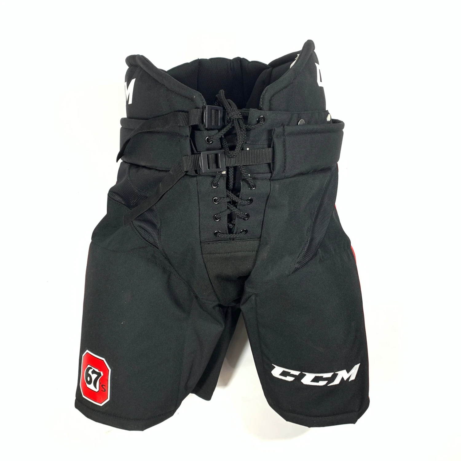 CCM HP31 - OHL Pro Stock Hockey Pants (Black/White/Red) 3 CCM HP31 - OHL Pro Stock Hockey Pants (Black/White/Red)