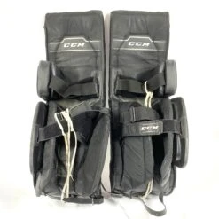 CCM AXIS - Used Pro Stock Goalie Pads (Black) -Hockey Stick Man Photo2023 04 26 125526PM