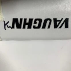 Vaughn SLR Pro Carbon - Pro Stock Goalie Blocker - Vegas Golden Knights(White/Black/Gold) -Hockey Stick Man Photo2023 04 27 33940PM