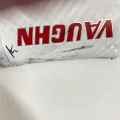 Vaughn Velocity V9 - Used Pro Stock Goalie Blocker (Red/White) -Hockey Stick Man Photo2023 05 02 44516PM