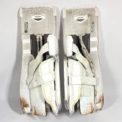 Bauer Supreme 2S Pro - Used Pro Stock Goalie Pads - Full Set (White/Purple/Black) -Hockey Stick Man Photo2023 05 04 125528PM