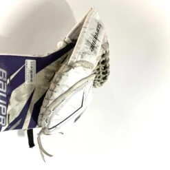 Bauer Supreme 2S Pro - Used Pro Stock Goalie Pads - Full Set (White/Purple/Black) -Hockey Stick Man Photo2023 05 04 125904PM