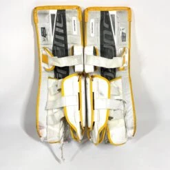 Bauer Supreme UltraSonic - Used Pro Stock Goalie Full Set (White/Yellow) -Hockey Stick Man Photo2023 05 04 20620PM