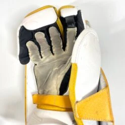 Bauer Supreme UltraSonic - Used Pro Stock Goalie Full Set (White/Yellow) -Hockey Stick Man Photo2023 05 04 21041PM