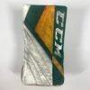 CCM Extreme Flex 5 - Used Pro Stock Goalie Blocker (Green/Yellow) 2 CCM Extreme Flex 5 - Used Pro Stock Goalie Blocker (Green/Yellow) -Hockey Stick Man Photo2023 06 06 64607PM
