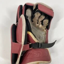 CCM Extreme Flex 5 - Used Full Right Pro Stock Goalie Blocker (Maroon) 7 CCM Extreme Flex 5 - Used Full Right Pro Stock Goalie Blocker (Maroon) -Hockey Stick Man Photo2023 06 07 42335PM