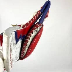 Vaughn Velocity V9 - Used Pro Stock Goalie Glove - (Red/Blue/White) -Hockey Stick Man Photo2023 06 14 24338PM