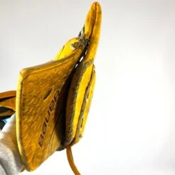Bauer Vapor 2X Pro - Used Pro Stock Goalie Glove (Yellow/Red) -Hockey Stick Man Photo2023 06 15 25730PM