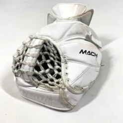 Bauer Supreme Mach - Used Pro Stock Goalie Glove (White/Red/Black) -Hockey Stick Man Photo2023 06 15 35326PM