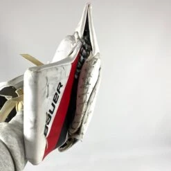 Bauer Supreme Mach - Used Pro Stock Goalie Glove (White/Red/Black) -Hockey Stick Man Photo2023 06 15 35347PM