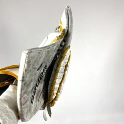 Bauer Vapor 2X Pro - Used Pro Stock Goalie Glove (White/Yellow/Red) -Hockey Stick Man Photo2023 06 15 41109PM
