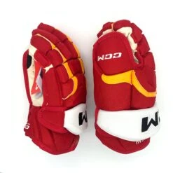 CCM HG12 - NHL Pro Stock Glove - Johnathan Huberdeau (Red/Yellow/White) -Hockey Stick Man Photo2023 07 17 13414PM
