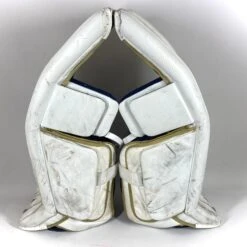 CCM Premier II - NCAA Pro Stock Full Goalie Set (White/Gold/Blue) 16 CCM Premier II - NCAA Pro Stock Full Goalie Set (White/Gold/Blue) -Hockey Stick Man Photo2023 08 16 121019PM